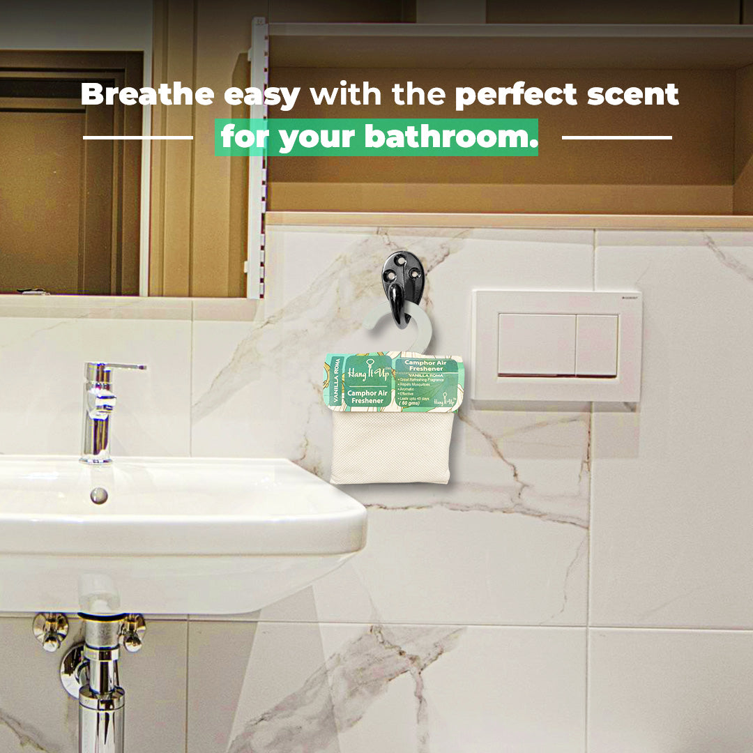 Car Air Freshener Camphor Pouch - Vanilla Roma Long Lasting Fragrance