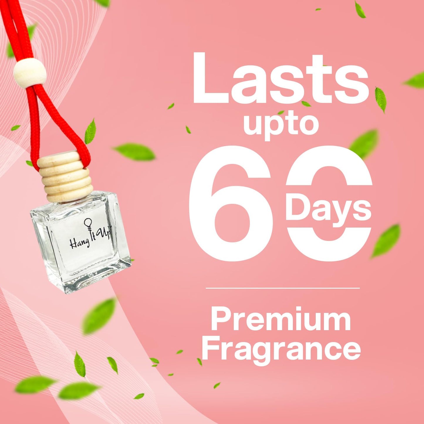 Car Hanging Perfume Bottle - Rose, Cherry Blossom & Rose merry & White Tea Combo of 3 | Long Lasting Fragrance