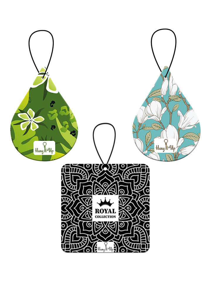 HangItUp Premium Lavender, Strawberry and Black Musk Car Air Fresheners Combo