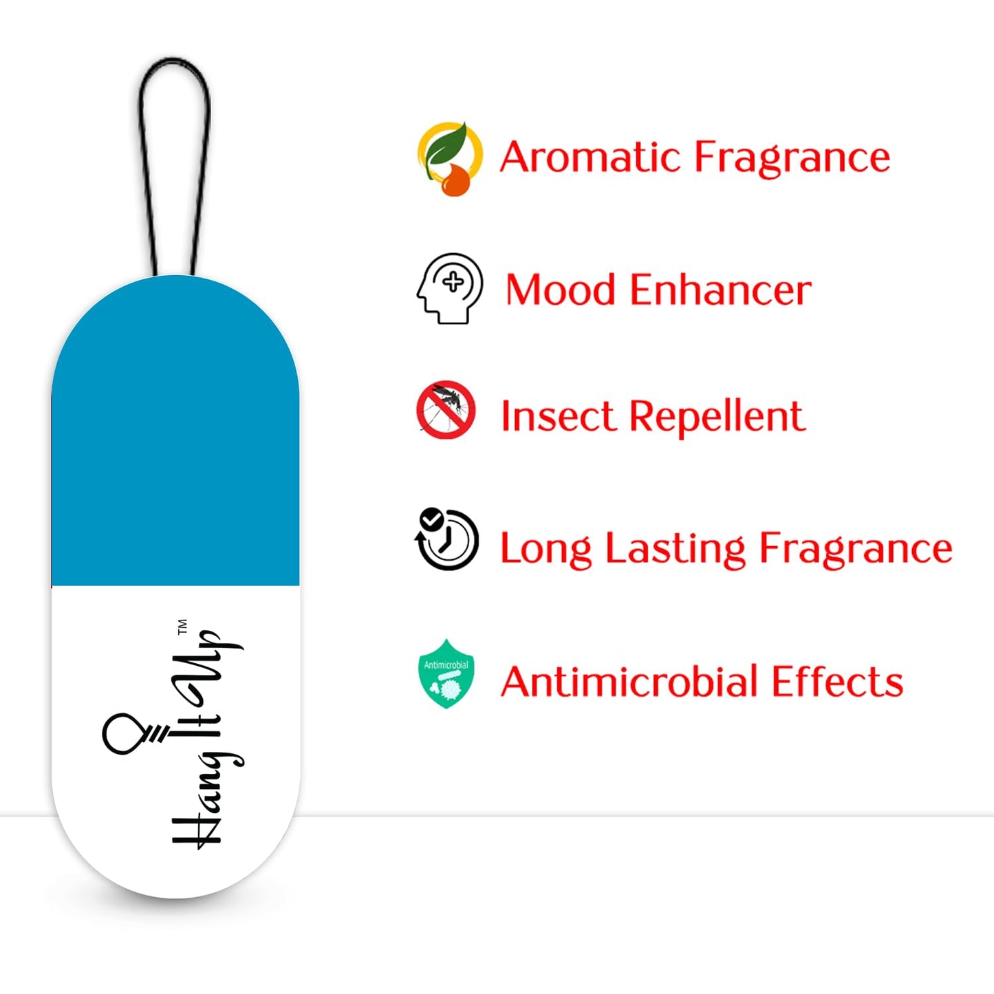 Premium Air Freshener Camphor Capsule Vanilla Roma For Car Fragrance & Air Freshener Long Lasting 45 Days
