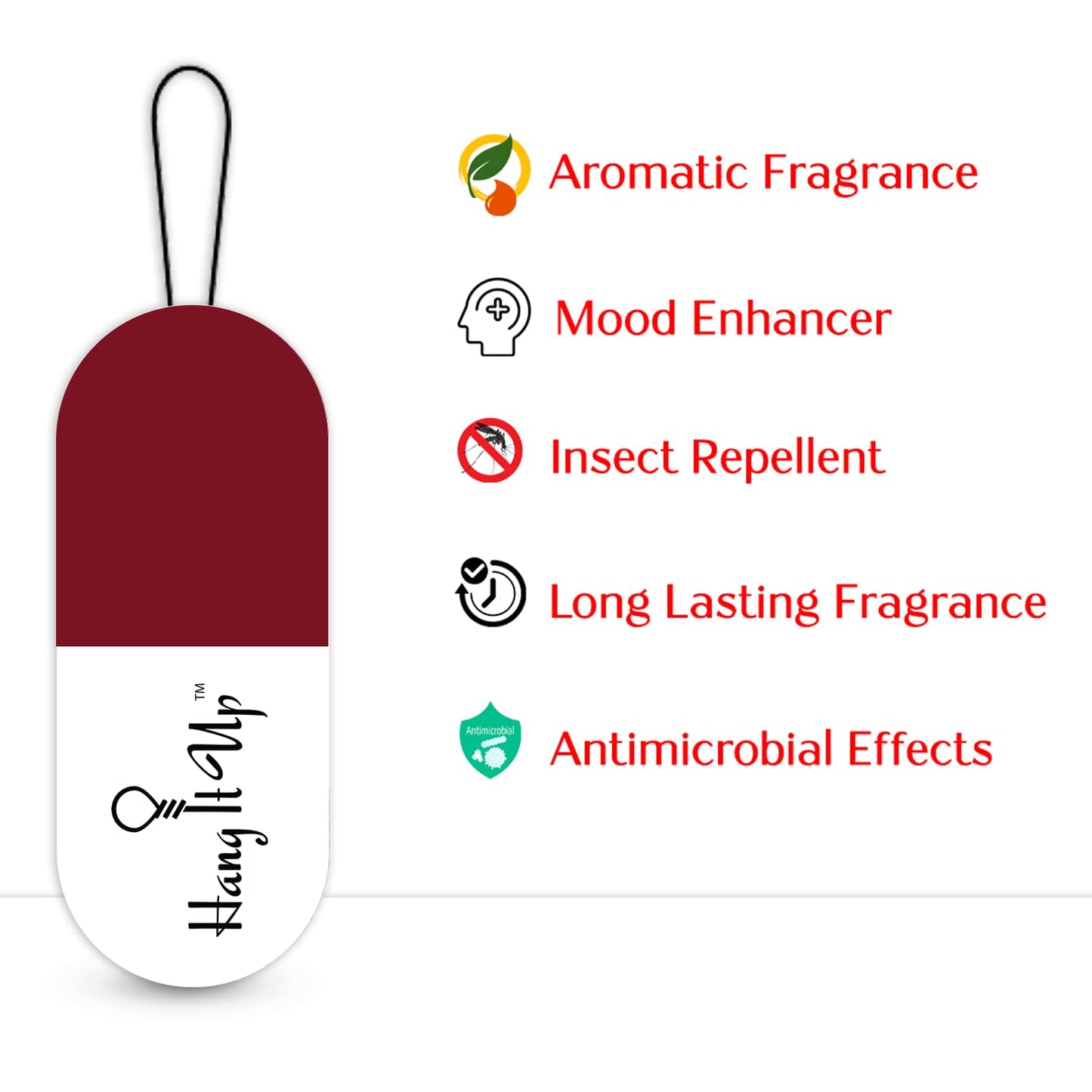 Premium Air Freshener Camphor Capsule Cherry Blossom For Car Fragrance & Air Freshener Long Lasting 45 Days