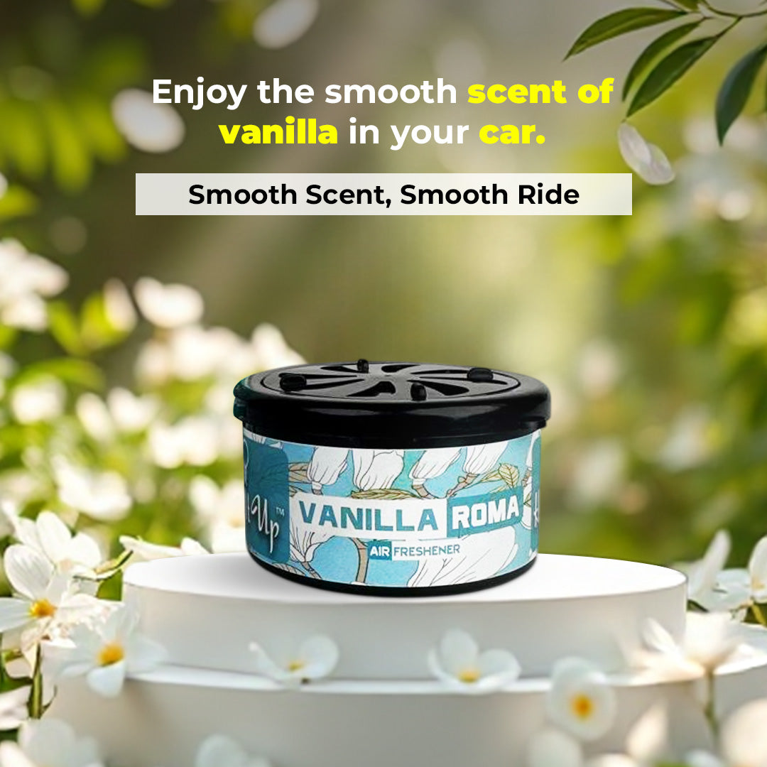 Car Air Freshener Can - Vanilla Roma Long Lating Fragrance