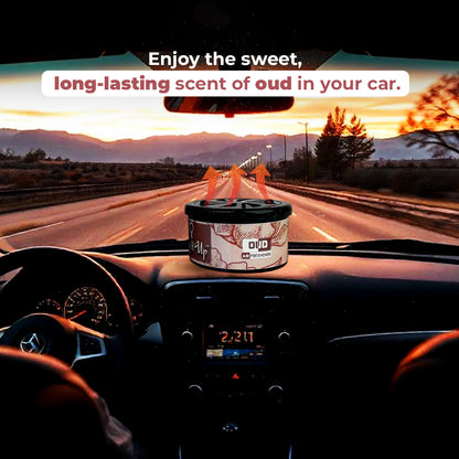 Car Air Freshener Can - Oud Pack of 1 | Long Lasting Fragrance & Easy to Use