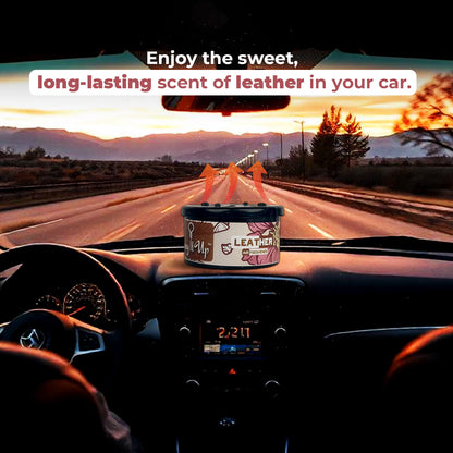 Car Air Freshener Can - Leather Long Lasting Fragrance
