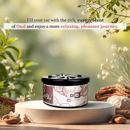 Car Air Freshener Can - Oud Pack of 1 | Long Lasting Fragrance & Easy to Use