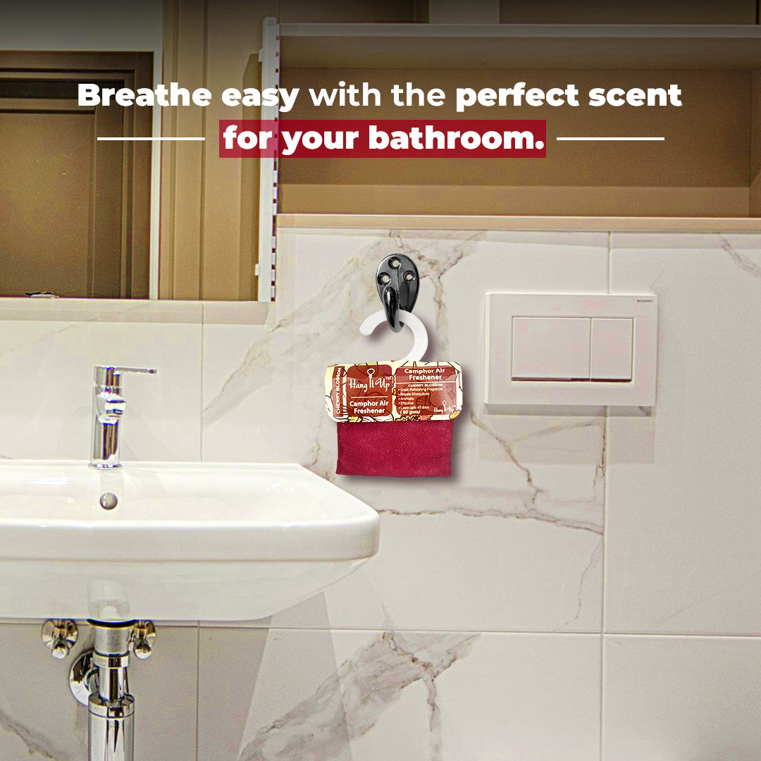 Car Air Freshener Camphor Pouch- Cherry blossom Long Lating Fragrance