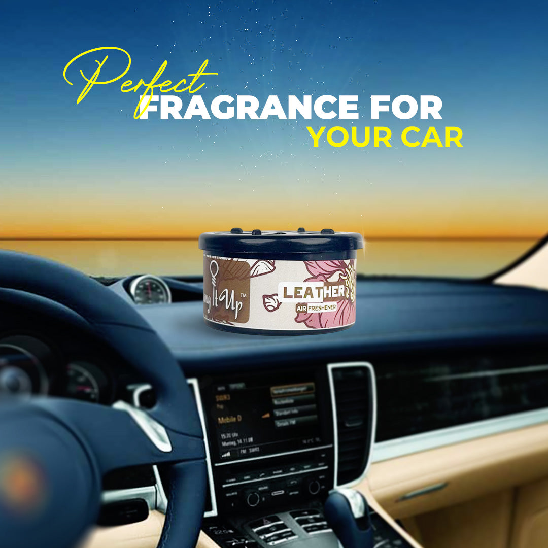 Car Air Freshener Can - Leather Long Lasting Fragrance