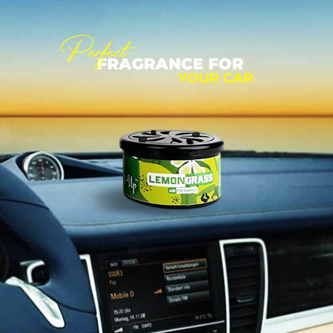 Car Air Freshener Can - Lemongrass Long Lasting Fragrance