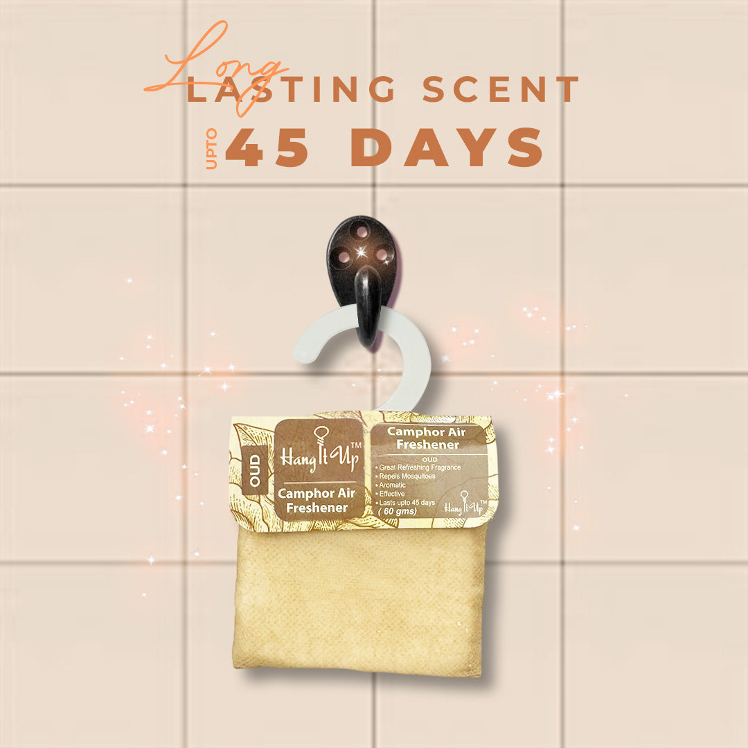 Car Air Freshener Camphor Pouch - Oud Long Lasting Fragrance