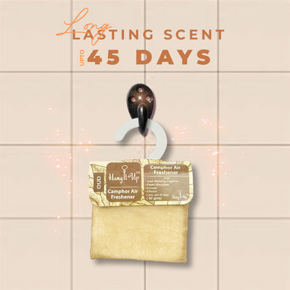Car Air Freshener Camphor Pouch - Oud Long Lasting Fragrance