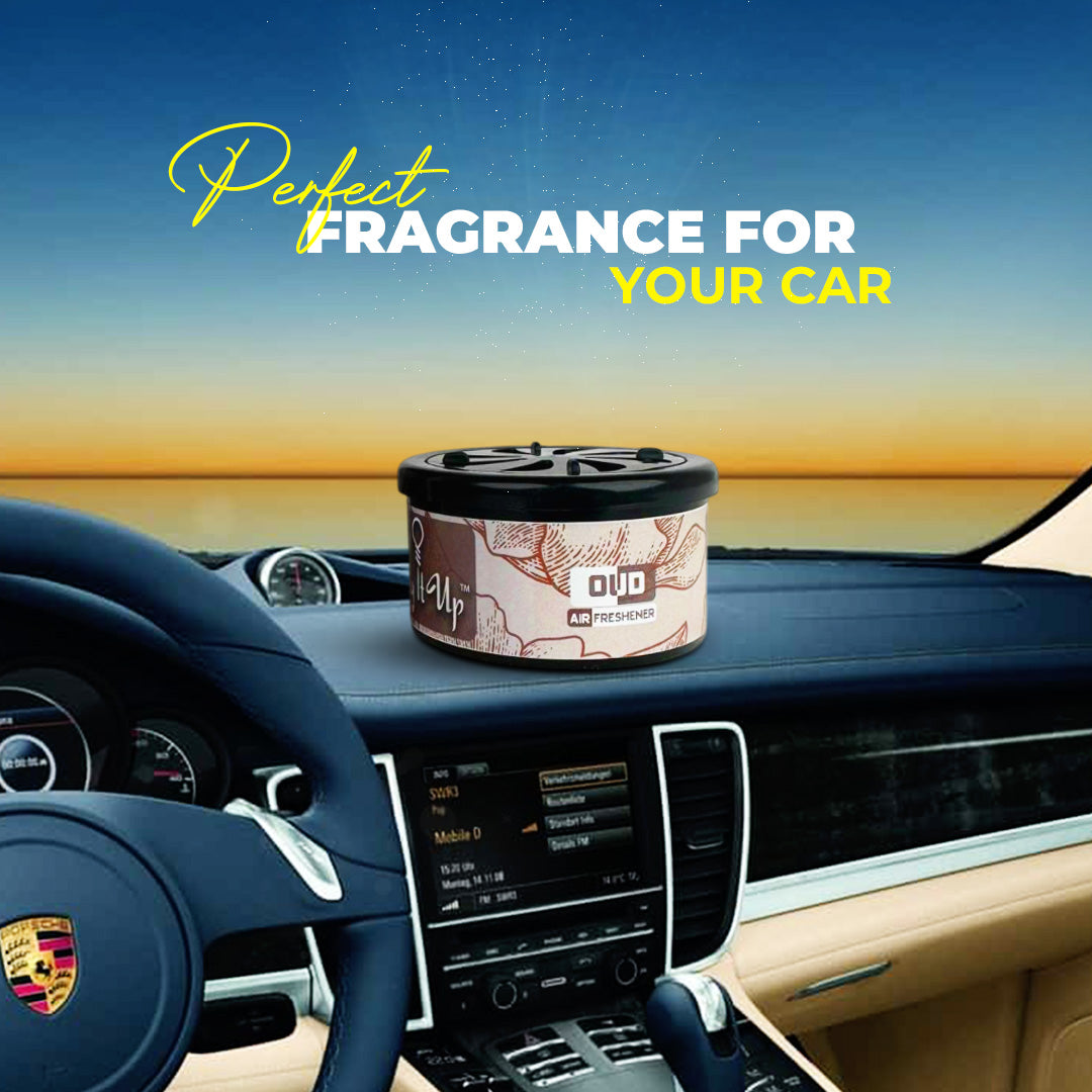 Car Air Freshener Can - Oud Pack of 1 | Long Lasting Fragrance & Easy to Use