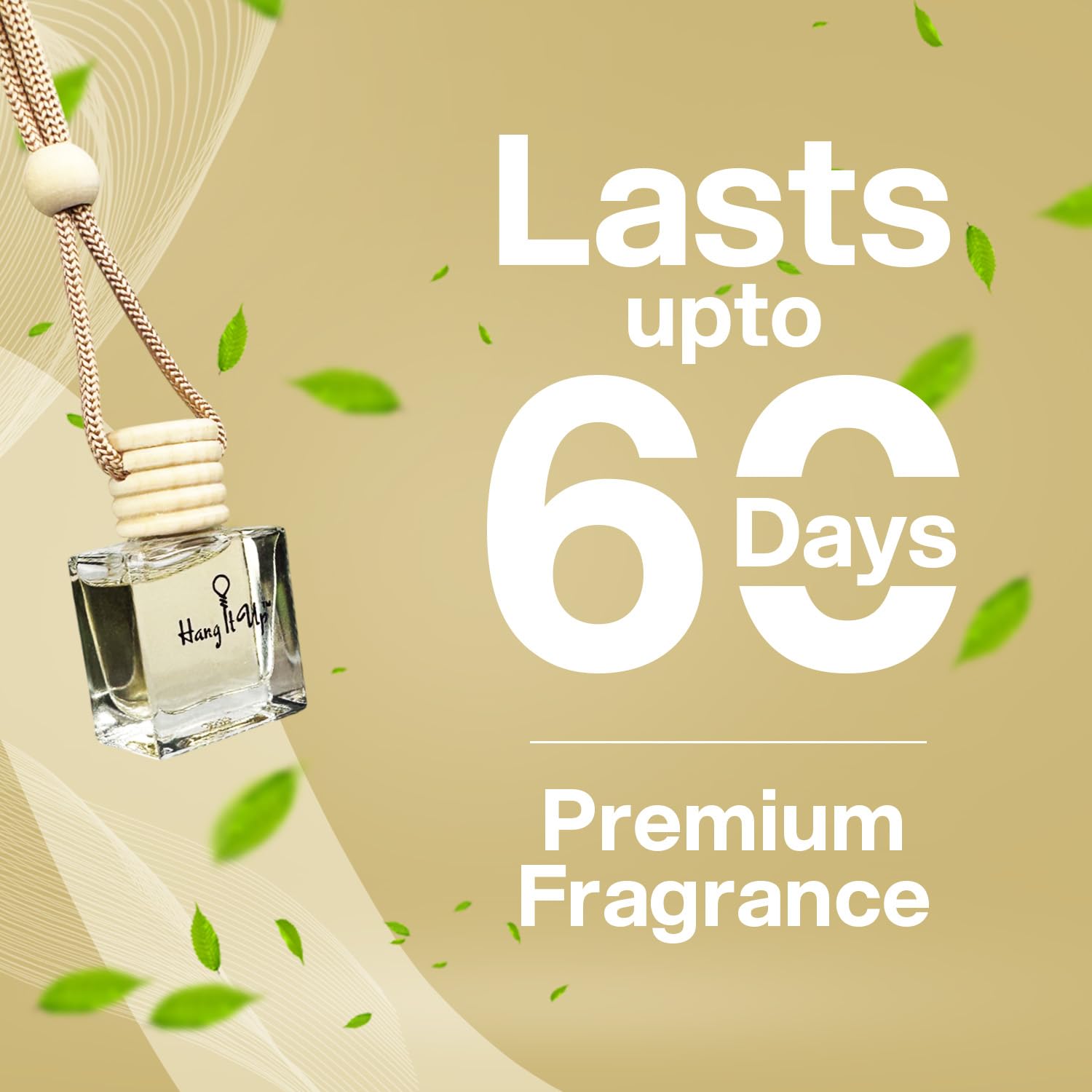 Car Hanging Perfume Bottle - Vanilla Roma, Oud & Cherry Blossom Combo of 3 | Long Lasting Fragrance