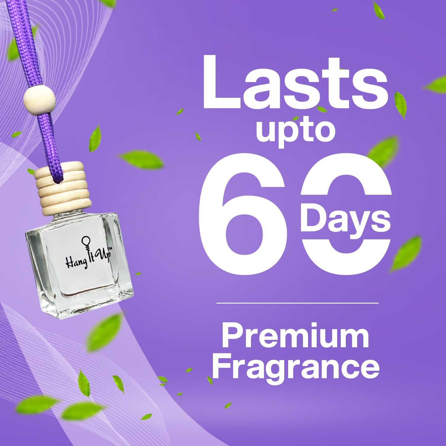 Car Hanging Perfume Bottle - Rose, Cherry Blossom & Rose merry & White Tea Combo of 3 | Long Lasting Fragrance