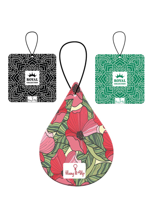 HangItUp Premium Lemongrass, lavender and black musk Car Air Fresheners Combo