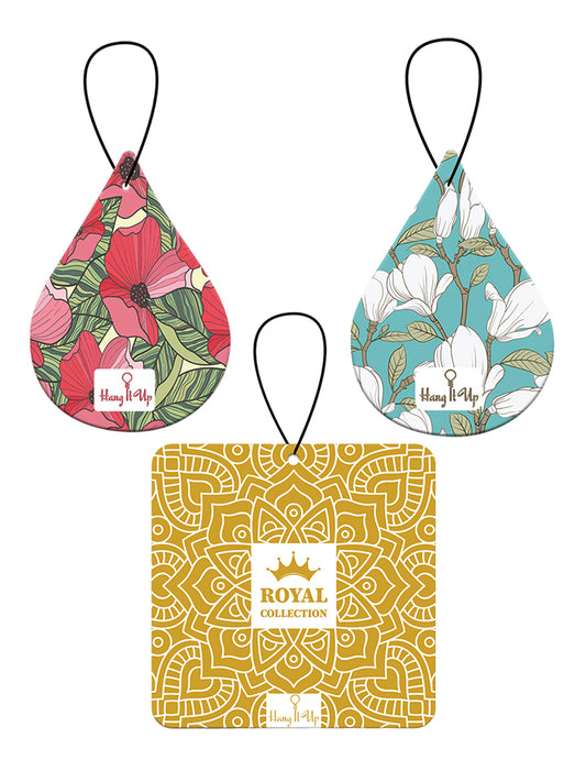 HangItUp Premium Coconut, Vanilla and Strawberry Car Air Fresheners Combo