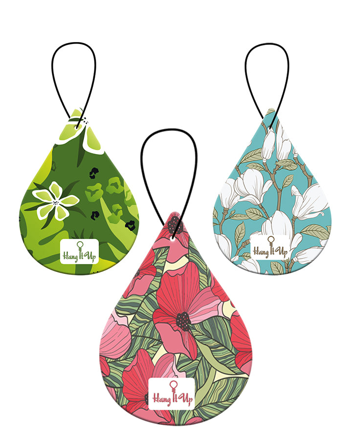 HangItUp Premium Lemongrass, strawberry and vanilla aroma Car Air Fresheners Combo