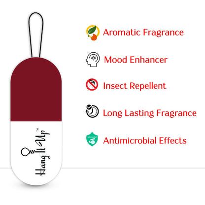 Premium Air Freshener Camphor Capsule  Cherry Blossom For Car Fragrance  & Air Freshener   Long Lasting 45 Days