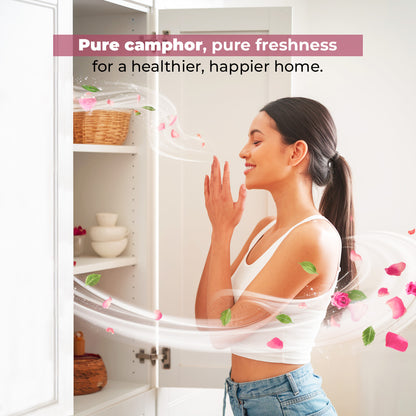 Car Air Freshener Camphor Pouch - Lemongrass Long Lating Fragrance