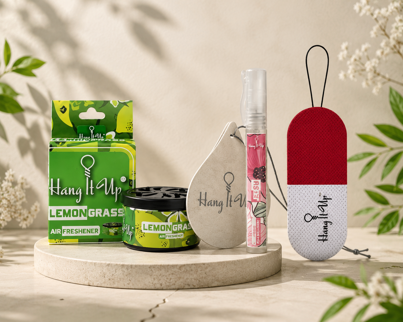 Pack of 3 (Lemongrass Can + Rose Oud Spray Card + Oud Camphor Capsule)