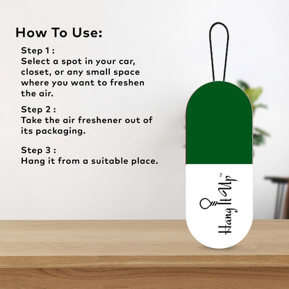 Premium Air Freshener Camphor Capsule  Lemongrass For Car Fragrance  & Air Freshener   Long Lasting 45 Days