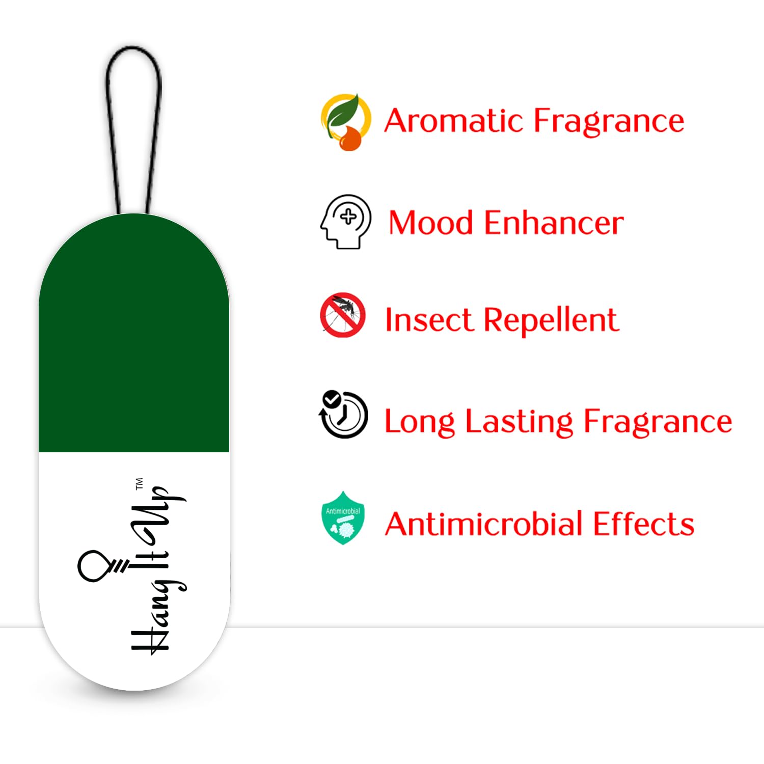Premium Air Freshener Camphor Capsule  Lemongrass For Car Fragrance  & Air Freshener   Long Lasting 45 Days