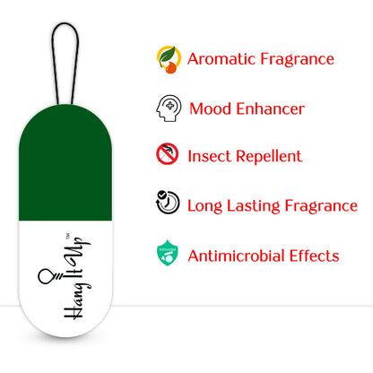 Premium Air Freshener Camphor Capsule  Lemongrass For Car Fragrance  & Air Freshener   Long Lasting 45 Days