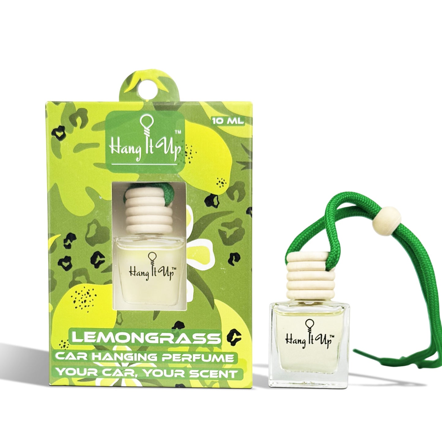 Premium Car Perfume Hanging Pod 10 ML - Lemongrass