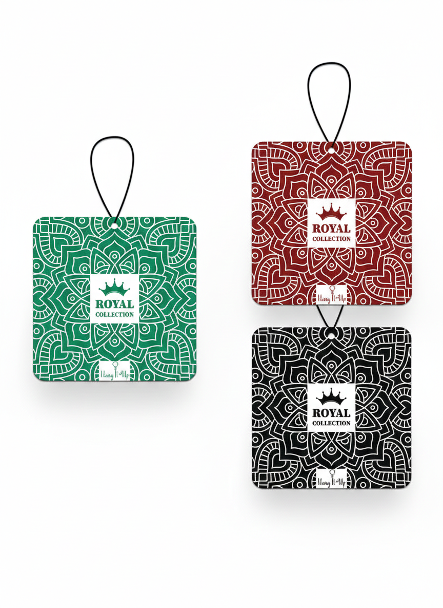 HangItUp Premium Card 3 Pack Car Air Fresheners Combo