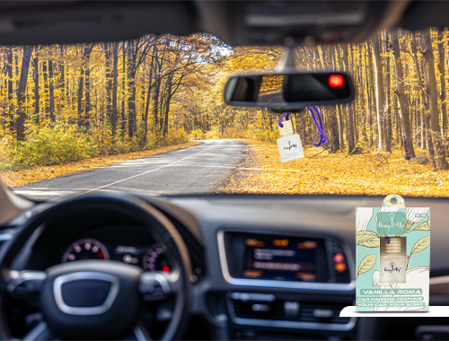 Premium Car Perfume Hanging Pod 10 ML - Vanilla Roma