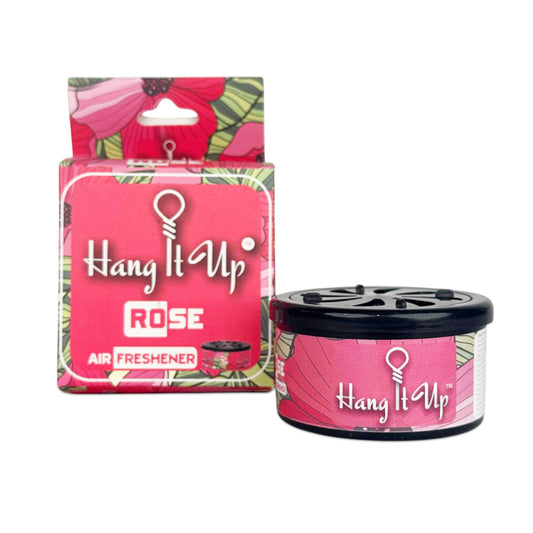 Car Air Freshener Can - Rose Pack of 1 | Long Lasting Fragrance & Easy to Use
