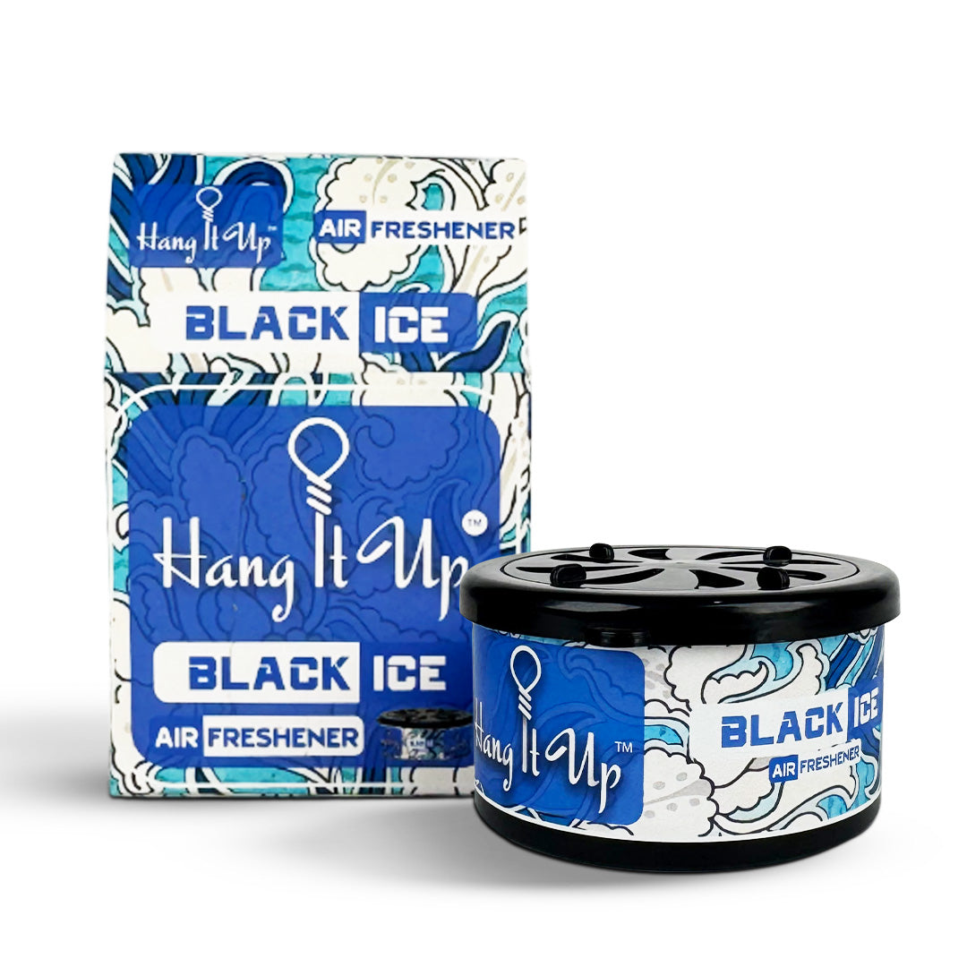Car Air Freshener Can -  Black Ice Long Lasting Fragrance