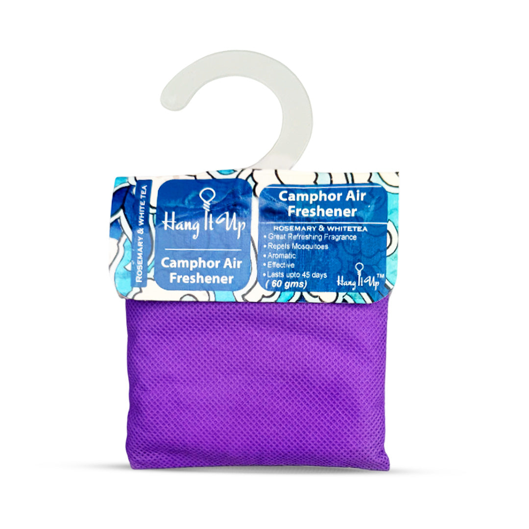 Car Air Freshener Pouch - Rosemarry & white tea Long Lasting Fragrance