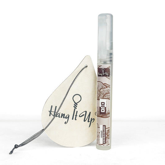 Premium Oudh Car Air Freshener Spray With Hanging Card